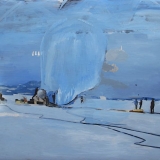 Inflating Balloon, Oil on canvas, 95x115cm- 2015-min