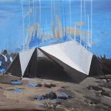 Tent, Oil on canvas, 46x60cm- 2015-min