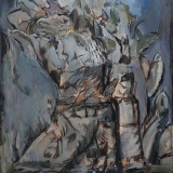 Screaming of the Seagulls, Acrylic on canvas, 95x80cm, 2019
