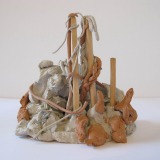 TA Ruin 14x22x9.5cm Clay and wood 2018