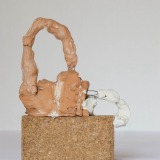 TA Statue 15x12x4cm Clay Cork and hairpin 2018
