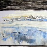 Untitled, oil on coated paper, 31x41cm