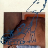 Baby in Carriage, Oil on MDF panel, 90x64cm - 2003