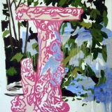 Birdbath, Oil on canvas 76x61cm - 2008
