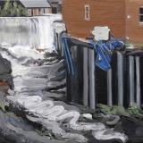 Flood II, oil on canvas, 60x75cm - 2012