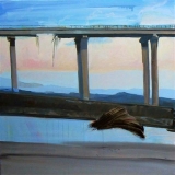 Bridge, Oil on canvas, 76x76cm - 2010