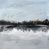 Lake, Oil on canvas, 76x76cm - 2011