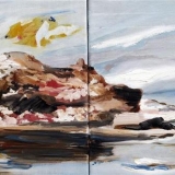 Rock Island, Oil on canvas, 25x40cm - 2011