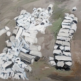Marble Ruins, oil on canvas, 90x100cm -2013