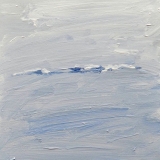 Painting of A Very Small Cloud, emulsion and oil on canvas, 41x41cm - 2013