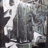 Paper Forest, Oil on canvas, 102x76cm, 2018