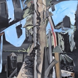 Totem, Oil on canvas, 100x80cm, 2018