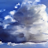 Cloud Painting II, Oil and resin on canvas, 70X80cm - 2012
