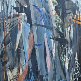 TA Drowning Walking 105x80cm Oil on canvas 2023