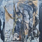 TA Mamoth at the Museum 100x95cm Oil on canvas 2023