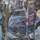 TA No Time to Find Out 102x76cm Acrylic and Oil on canvas 2023