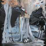 TA Propped Up 76x61cm Oil on canvas 2023